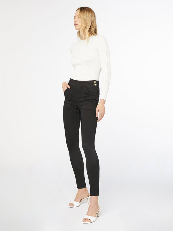 BLACK "LE FRANCOISE" SKINNY JEANS