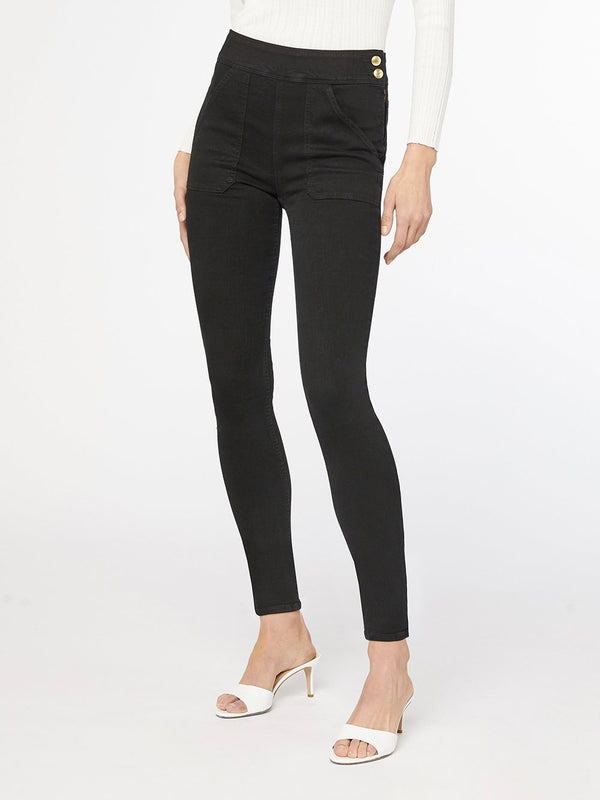 BLACK "LE FRANCOISE" SKINNY JEANS